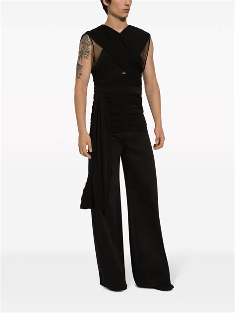 dolce gabbana wide leg trousers.